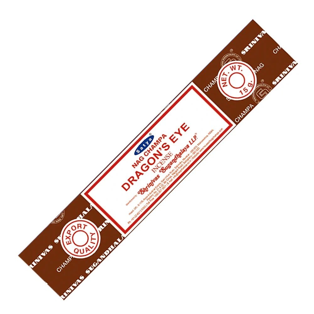 ONE BOX Satya Nag‎ Champa Dragon's Eye Incense Sticks 15g Boho Indie New Unopend